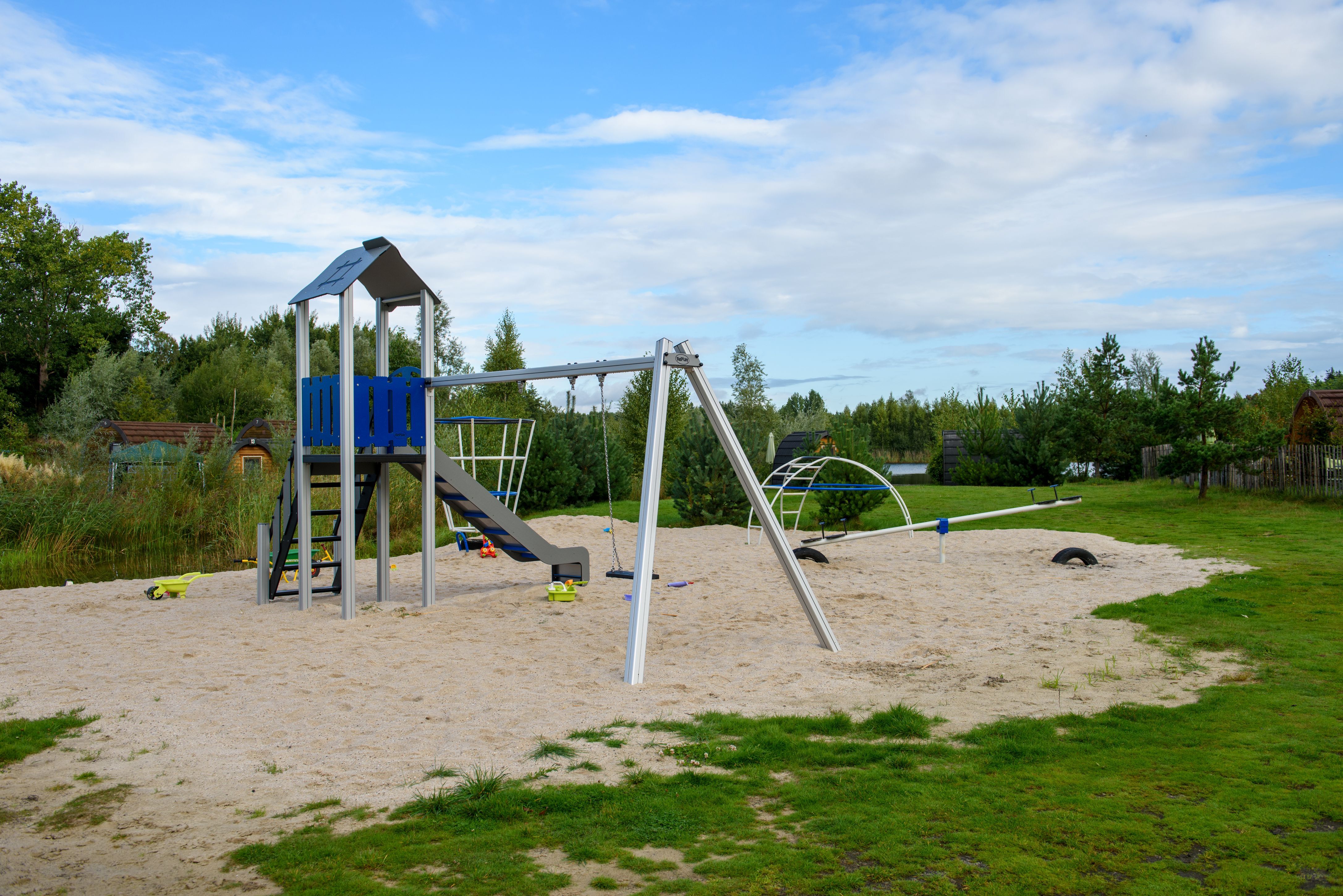 Speeltuin en zandbak